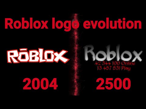 Roblox logo evolution 2004 - 2500 - YouTube