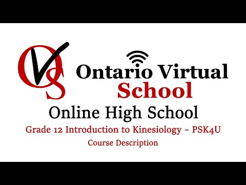 PSK4U Grade 12 Introduction to Kinesiology - Ontario...