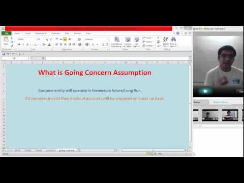 5(Accounting Standard) What is Going Concern Assumption
