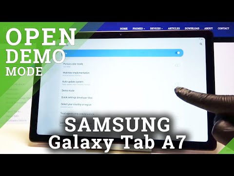 How to Enter Demo Mode in SAMSUNG Galaxy Tab A7 2020 -...