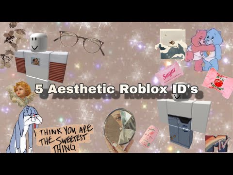 5 Aesthetic Roblox clothing ID's || codes in...