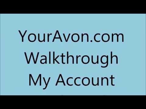 YourAvon.com Walkthrough - My Account
