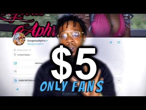 OnlyFans Reviews Episode Eight w/ Gorgeous Aphro |...