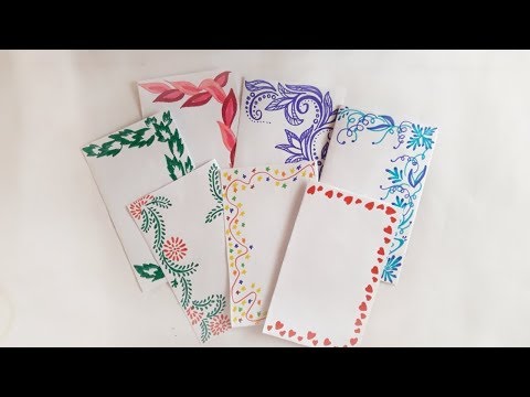 Border Design || 9 simple and easy border design on...