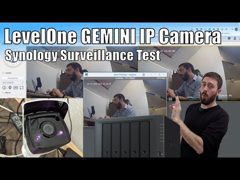 LevelOne GEMINI PoE IP Camera Synology NAS...