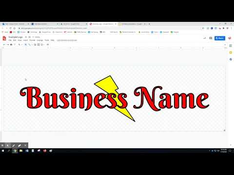 How to Copy and Paste your Logo from Google Drawings...