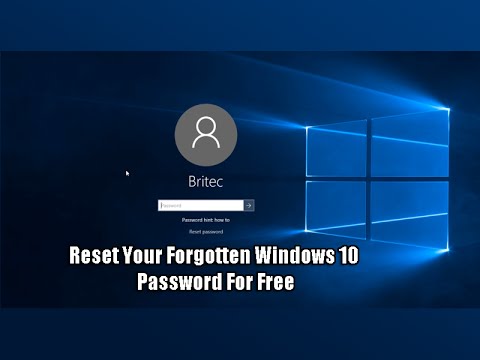 Reset Your Forgotten Windows 10 Password For Free - YouTube