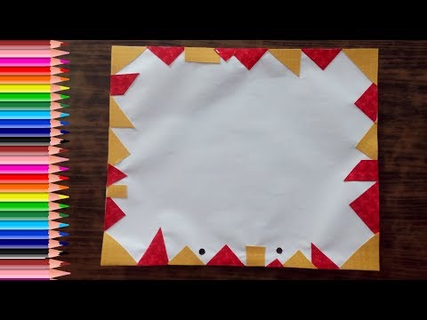 Border designs on paper | Border designs for project |...