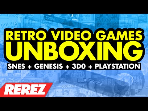 Retro Video Games Unboxing - Rerez