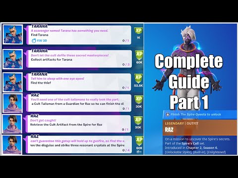 Fortnite, The Spire Quests 100% Guide, (How to unlock...