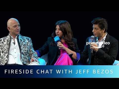 Fireside Chat with Jeff Bezos | Shah Rukh Khan, Zoya...