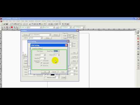 How to set up artcut to cutting plotter