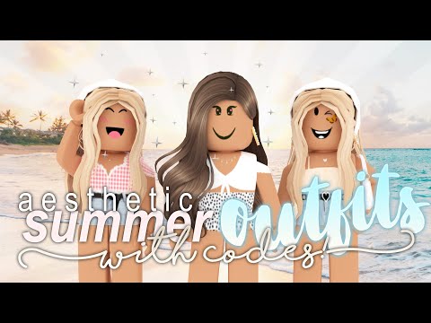 Aesthetic Summer Outfits (WITH CODES/ID'S) | Roblox...