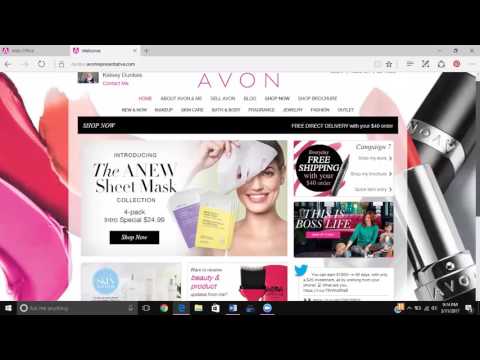 How to Share Your Avon Brochure Online