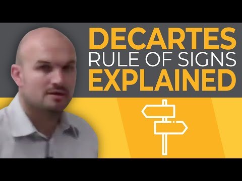 Quick explanation of Descartes rule of signs