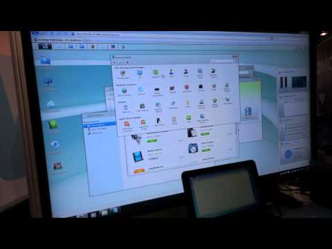 CES 2012 RAW: Synology DSM 4 NAS managment software demo ...