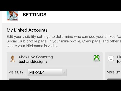 Linking your Xbox Live Gamertag to your RockStar Games...