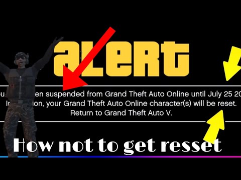 How To Not Get Account Reset In GTA V Online ( Merge...
