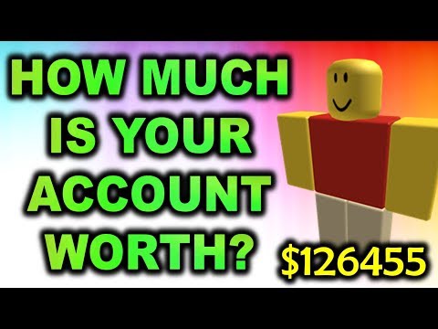 How Much Is Your Roblox Account Worth?