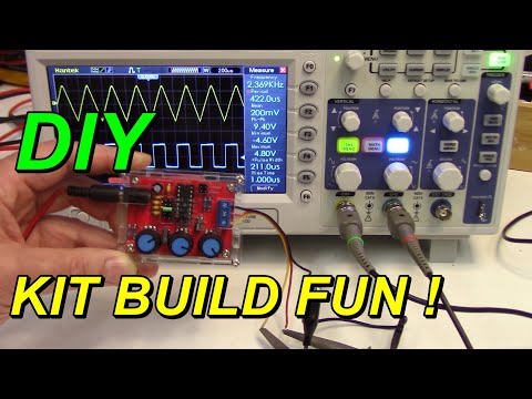 XR2206 DIY Function Generator Kit Build & Review