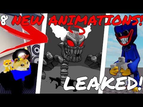 8 NEW funky friday ANIMATIONS?! HUGGY WUGGY & MORE!