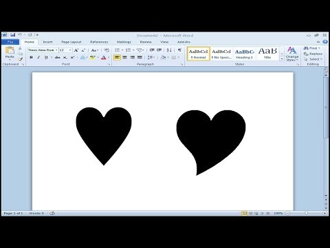 How to type heart symbol in Microsoft Word