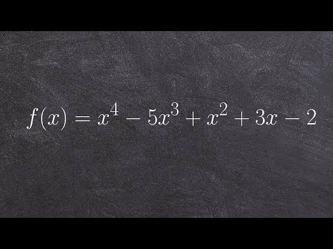 Learn how to use Descartes rule of signs and the...
