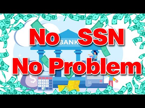 HOW TO CREATE A BANK ACCOUNT WITHOUT SOCIAL SECURITY...