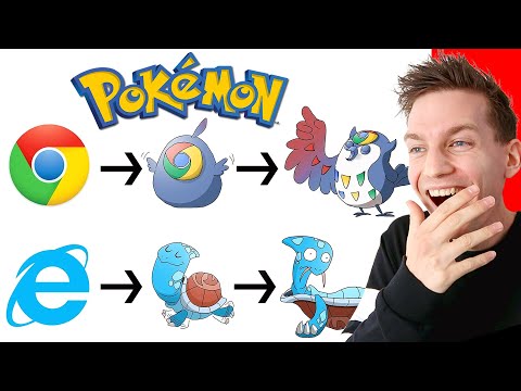 Top 30 Famous Logos as Pokémon Evolutions...