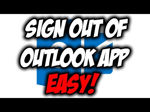 How To Sign Out Of Outlook App EASY! ✅ | Android and...
