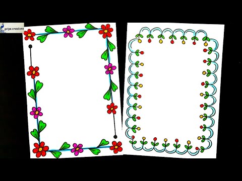 border designs on paper|simple border designs on...