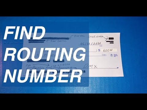 Where do you find the Bank Routing and Account number...