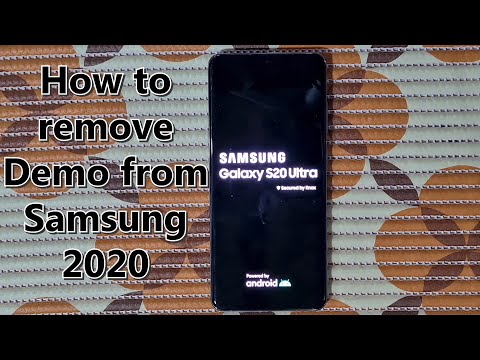 Samsung Demo removing from S20 series (Retail Mode) by...