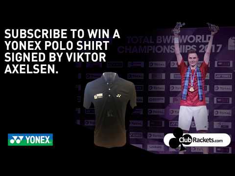 Viktor Axelsen Giveaway - Signed shirt & strings!