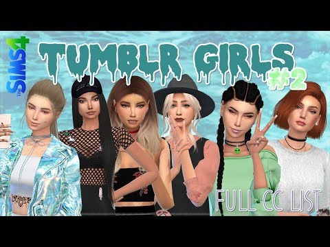 The Sims 4 - Pack Roupas Tumblr #2 // Tumblr Clothes...