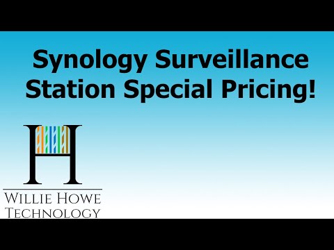 SYNOLOGY SURVEILLANCE STATION SPECIAL PRICING!!!