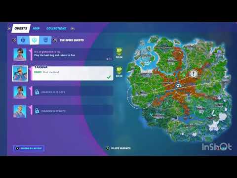 Play the last log and return to Raz - FORTNITE Spire...