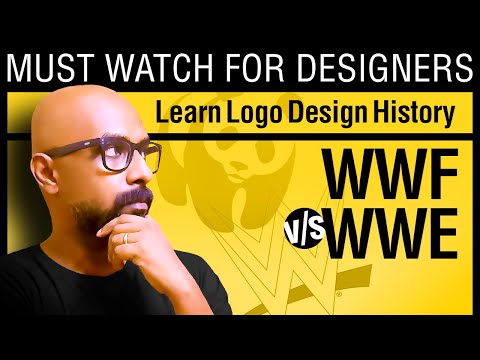 WWF V/s WWE | Learn logo design history of famous...