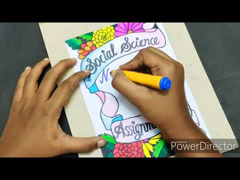 simple border design for project| assignment front...