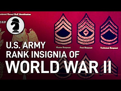 U.S. Army Rank Insignia of WW2