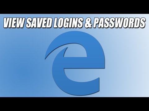 How To Show Your Microsoft Edge Logins and Passwords...