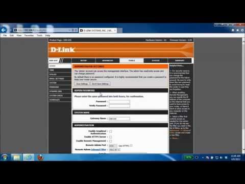 How to change router password