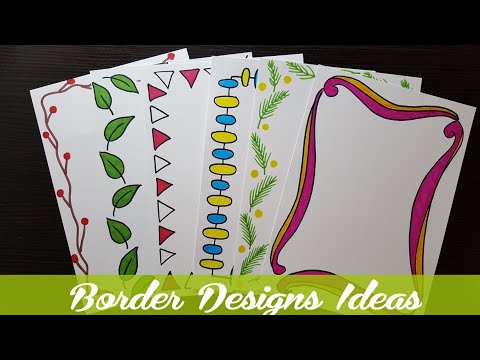 Easy | Border designs on paper | border designs |...