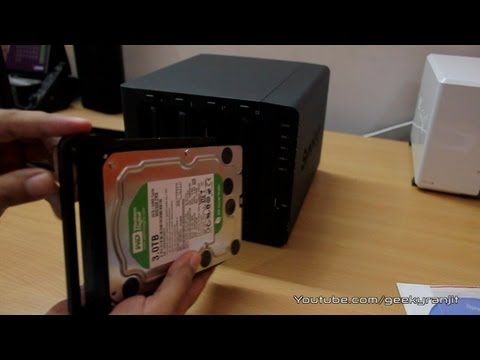 Synology NAS initial setup & Installation using DS412